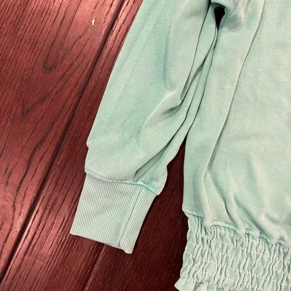 Sundry mint green Sweatshirt with Crew Neck and Elastic Waistband - Picture 4 of 5